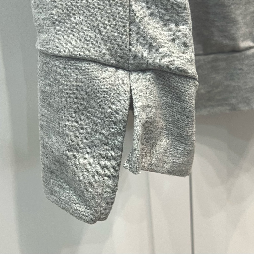 NAP QUEEN Gray Heathered Lightweight Crewneck Sweatshirt - Picture 5 of 7